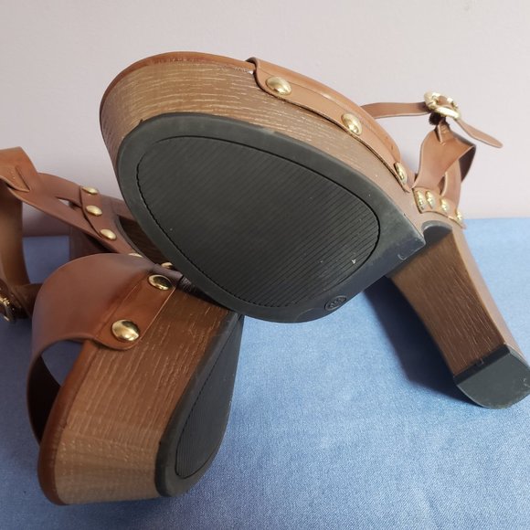 Indigo High platform summer shoes open toe women heels sandals - Picture 3 of 5